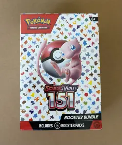 Pokemon 151 Scarlet Violet Booster Bundle English TCG, New Factory Sealed - Image 1