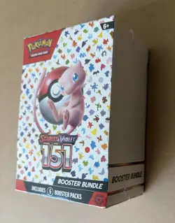 Pokemon 151 Scarlet Violet Booster Bundle English TCG, New Factory Sealed - Image 3