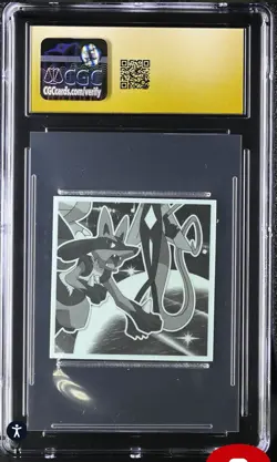 Garchomp CGC 10 PRISTINE Lotte 24 Pokemon Wafer Sticker Seal Japan POP 1 🔥 - Image 2