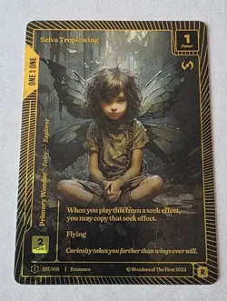 1/1 Stonefoil Selva Tropicwing , Wonders Of The First card - Image 1