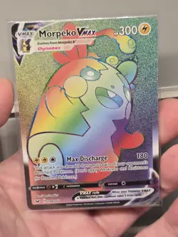 Morpeko VMAX 204/202 Pokemon TCG SWSH01: Sword & Shield Base Set Secret Rare NM - Image 1