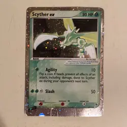 2003 Pokemon EX Ruby & Sapphire Scyther ex Holo #102/109 - Image 1