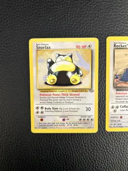 Pokemon Rocket’s Snorlax Gym Heroes #33/132 + Jungle 27/64 Non Holos. LP - Image 2