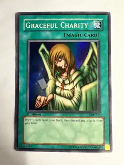 Yu-Gi-Oh! TCG Graceful Charity Starter Deck Pegasus SDP-040 1st Edition - Image 1