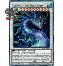 Yugioh! 1x Ghoti of the Deep Beyond RA04-EN060 Ultimate Rare 1st Ed NM - Image 1