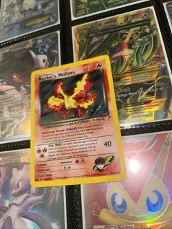ROCKET’S MOLTRES - 12/132 - Gym Heroes - Holo - Pokemon Card - NEAR MINT - Image 3