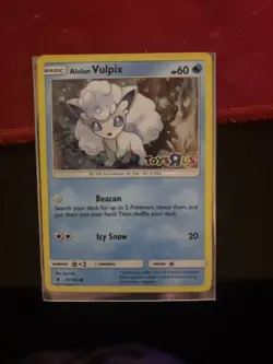 Alolan Vulpix Holo 21/145 Toys R Us Promo Pokemon Card - Image 1