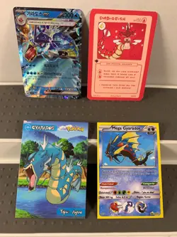 Pokemon Lot of 20 Cards and Stickers All Gyrados #130 Gyrados Only Pokemon Lot - Image 2