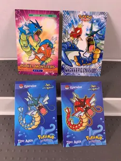 Pokemon Lot of 20 Cards and Stickers All Gyrados #130 Gyrados Only Pokemon Lot - Image 4