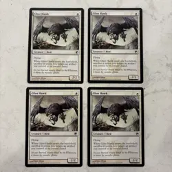 Magic the Gathering MTG Glint Hawk Play Set Of 4 Cards - Image 1
