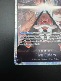 Five Elders OP13-082 SR Carrying on His Will - ONE PIECE Card Game English - Image 4