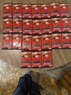 24x Carrying On His Will Loose Booster Packs One Piece Card Game OP-13 English - Image 1