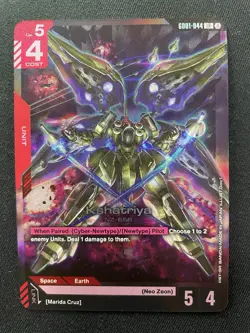 KSHATRIYA GD01-044 Newtype Rising LR Foil GUNDAM Card Game TCG NZ-666 - Image 1