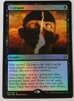 MTG Extirpate Time Spiral Remastered *NM* Foil Magic The Gathering Card - Image 1