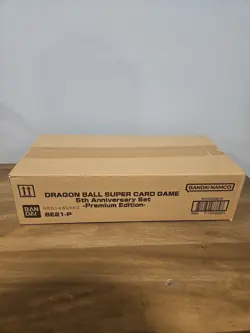 DRAGON BALL SUPER CARD GAME 5TH ANNIVERSARY SET PREMIUM EDITION NEW SEALED - Image 1