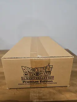 DRAGON BALL SUPER CARD GAME 5TH ANNIVERSARY SET PREMIUM EDITION NEW SEALED - Image 4