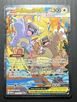 Mega Kangaskhan Ex SIR Mega Evolution 182/132 Pokemon Card TCG - Image 1
