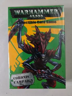 Warhammer 40k CCG Collectible Card Game Coronis Campaign Tyranids NIB Starter - Image 1