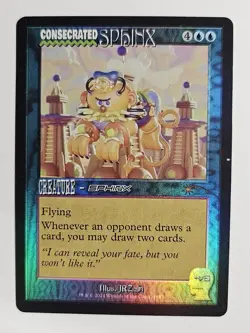 MTG English Consecrated Sphinx 1657 Rainbow NM Foil Secret Lair - Image 1