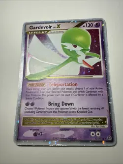 Pokemon Gardevoir TCG LV.X Holo Rare Card 131/132 Secret Wonders - Image 1