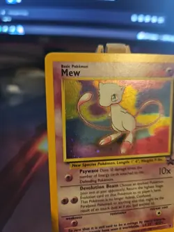 Pokemon TCG Black Star Promo Holo Card Mew #9 Holo Very Clean See Pics! - Image 2