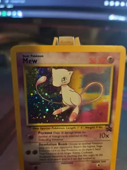 Pokemon TCG Black Star Promo Holo Card Mew #9 Holo Very Clean See Pics! - Image 3