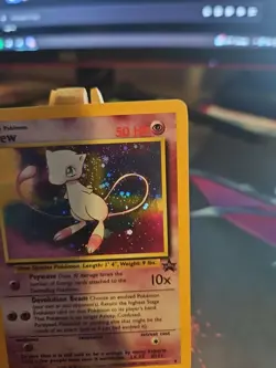 Pokemon TCG Black Star Promo Holo Card Mew #9 Holo Very Clean See Pics! - Image 4