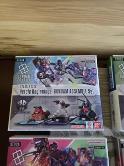 Gundam Card Game - Assemble Sets: ST01A, ST02A, ST03A, ST04A - Factory Sealed - Image 2