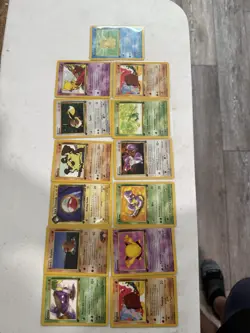 13 1999-2000 First Edition Pokemon Cards - Image 1