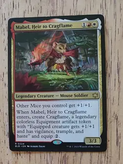 MTG Mabel, Heir to Cragflame 100 Card EDH Commander Deck - Image 1