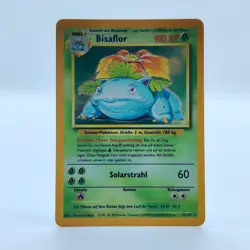 Pokemon TCG Karte - Bisaflor 15/102 Base Basis Set - Deutsch Holo Rare NM - Image 1