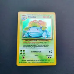 Pokemon TCG Karte - Bisaflor 15/102 Base Basis Set - Deutsch Holo Rare NM - Image 3