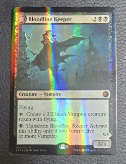 Bloodline Keeper From the Vault: Transform Foil MTG NM Magic Card - Image 1