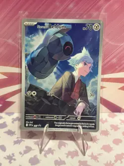 Steven's Beldum SVP 207 Battle Deck Black Star Promo Pokemon Card TCG - Image 1