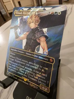 Cloud, Ex-SOLDIER (Borderless) (Surge Foil) Commander: Final Fantasy Foil - Image 3