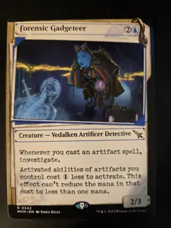 Forensic Gadgeteer NM SHOWCASE Murders at Karlov Manor MTG FREE SHIPPING - Image 1