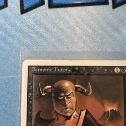 Magic the Gathering Demonic Tutor Revised Edition 3ED MP Vintage - Image 3