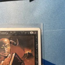 Magic the Gathering Demonic Tutor Revised Edition 3ED MP Vintage - Image 4