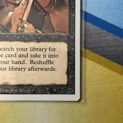 Magic the Gathering Demonic Tutor Revised Edition 3ED MP Vintage - Image 5