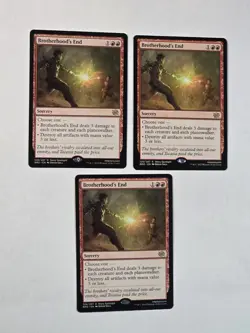 3x Brotherhood's End - The Brother's War - Near Mint - MTG - Image 1