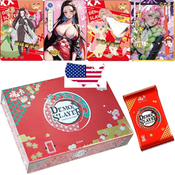 US Demon Slayer x Pokemon Premium Red Spicy Booster Box Trading Card NEW GM-0110 - Image 1