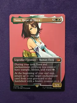 Yuna, Hope of Spira (Borderless) Final Fantasy FIN MTG Regular - Image 1