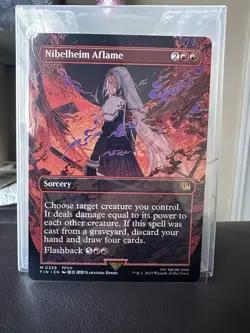 Nibelheim Aflame (Borderless) Final Fantasy Regular - Image 1