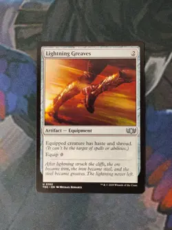Lightning Greaves | 7% Off 2+ | Tarkir: Dragonstorm | NM | MTG - Image 1