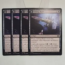 Tithing Blade MTG 4x Playset NM Near Mint Non Foil Fast Shipping From Canada - Image 1