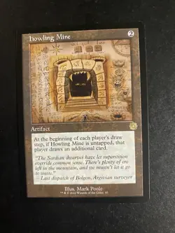 MTG - NM - Howling Mine - Schematic - The Brothers' War: Retro Frame - Image 1