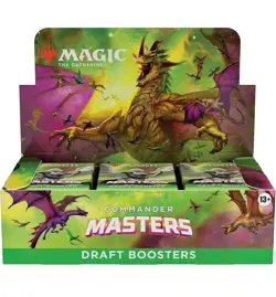 Magic: The Gathering Commander Masters Draft Booster Box - CMM MTG SEALED BOX - Image 1