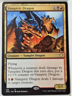 Vampiric Dragon -Commander Innistrad Crimson Vow - Magic the Gathering MTG Nice! - Image 1