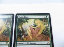 Lot of 3 Elvish Piper 10th Edition 262/383 2007 Magic The Gathering MTG - Image 4