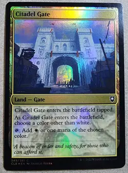 Citadel Gate - Foil #349 - Battle for Baldur's Gate CLB MTG - Image 1
